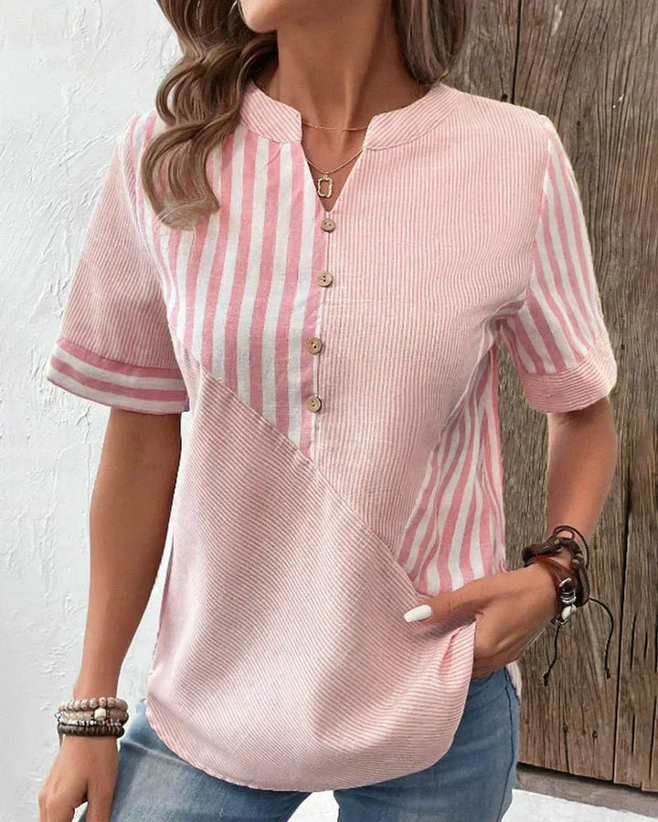 Lilla | Soft Striped Blouse