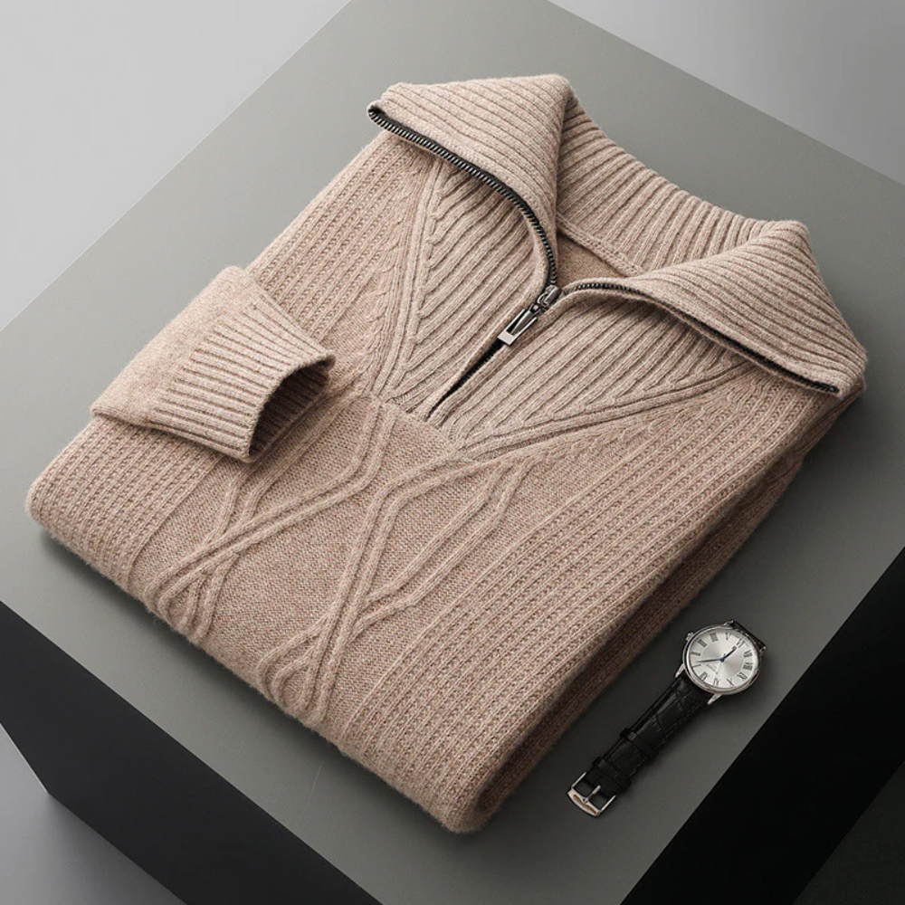 Taranto Merino Villa Tõmblukk Sviiter