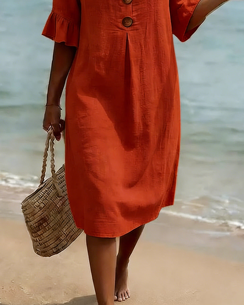 Lucía | Elegantne lina kleit