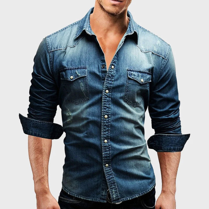 Elegantne denim särk