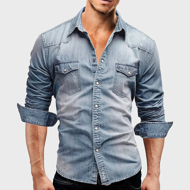 Elegantne denim särk