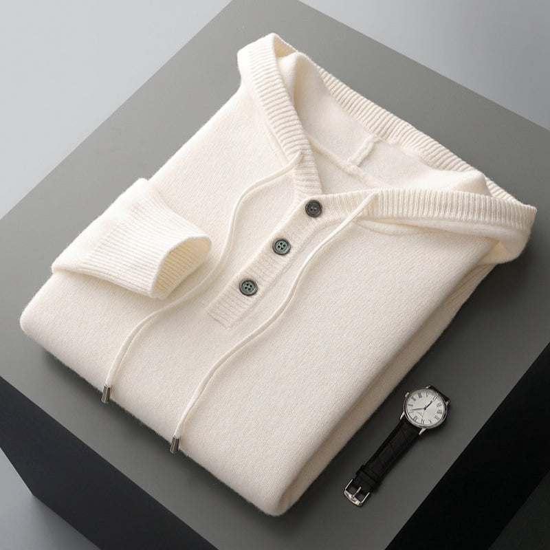 Elegantne Merino Villa Kapuutsiga Särk