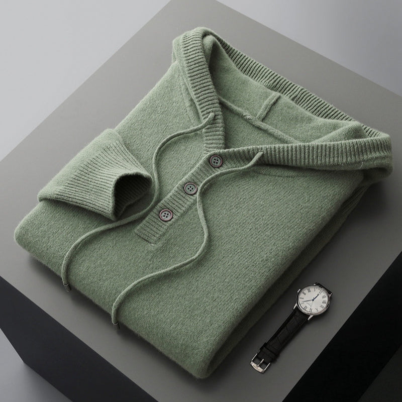 Elegantne Merino Villa Kapuutsiga Särk