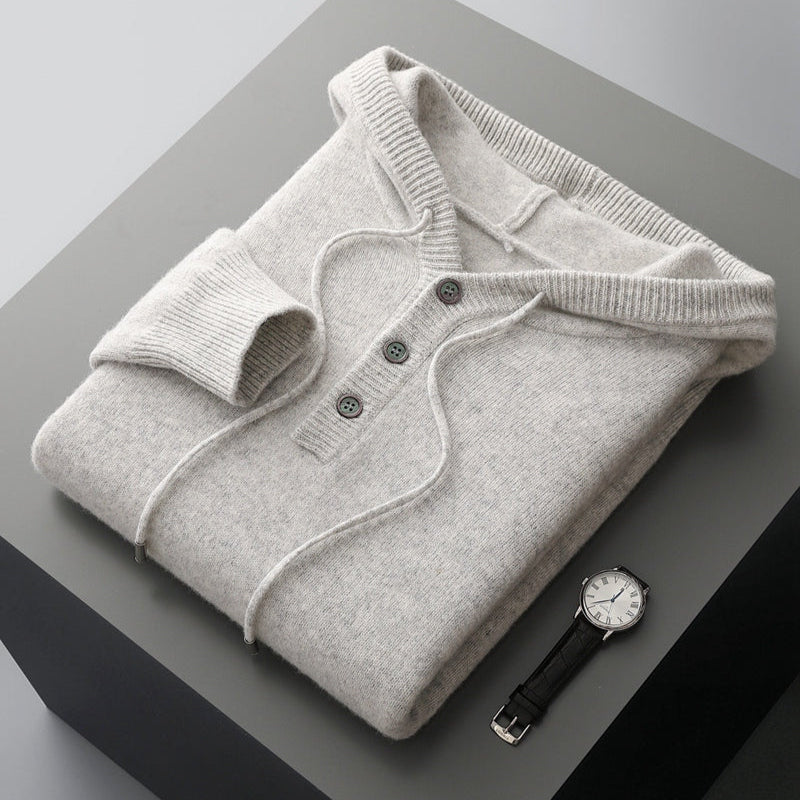 Elegantne Merino Villa Kapuutsiga Särk
