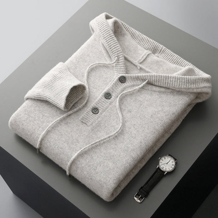 Elegantne Merino Villa Kapuutsiga Särk