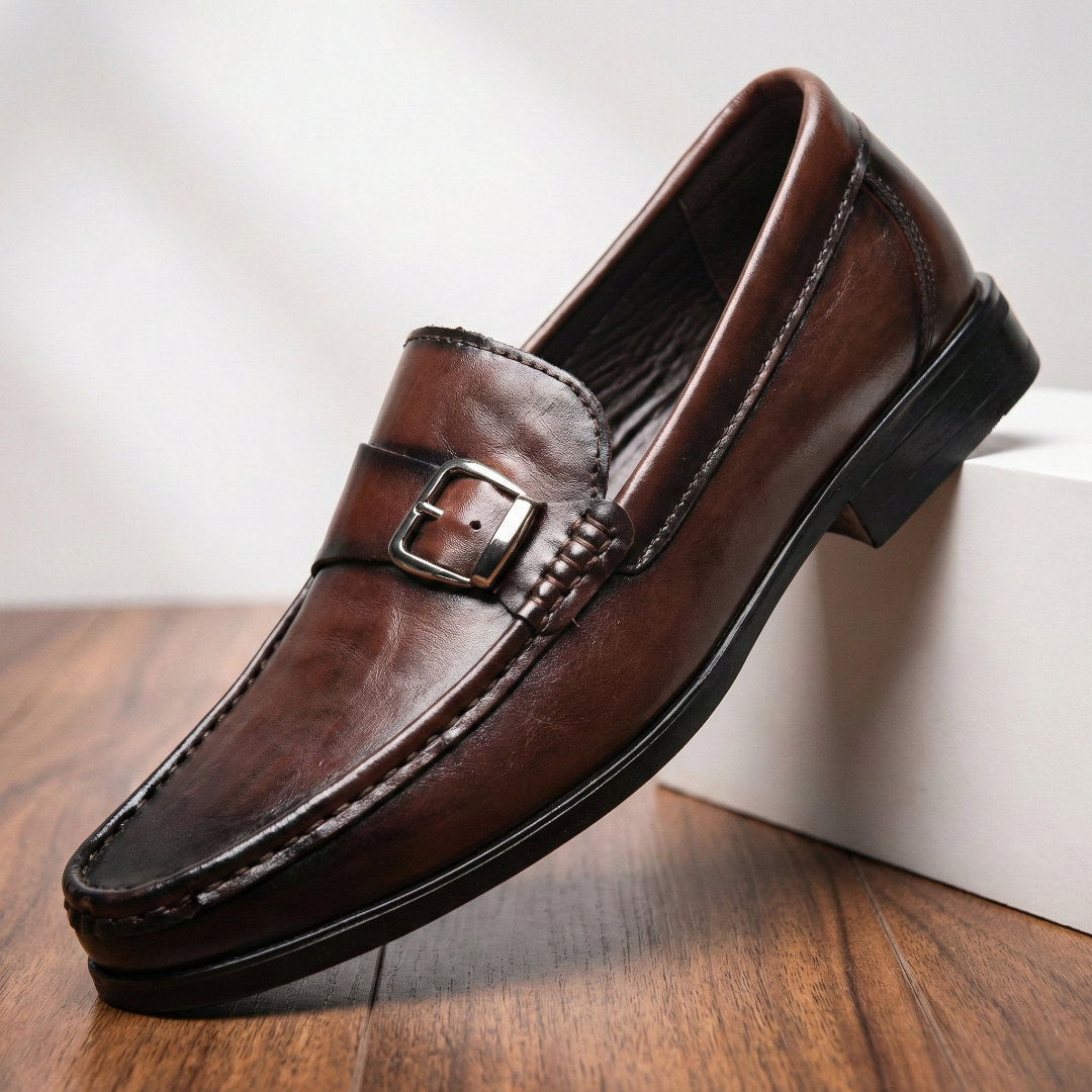 Šikid nahast loafersid