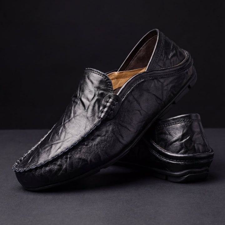 Igapäevased nahast loafers