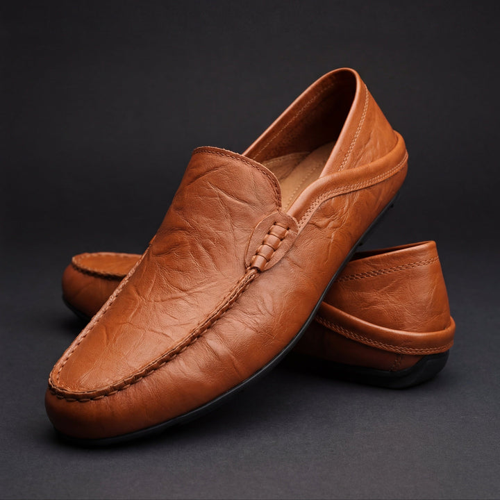 Igapäevased nahast loafers
