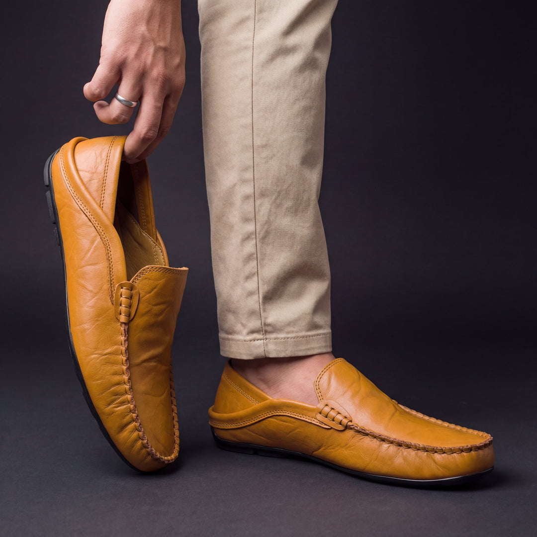 Igapäevased nahast loafers