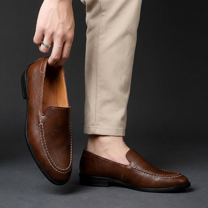 Igapäevased nahast loafers