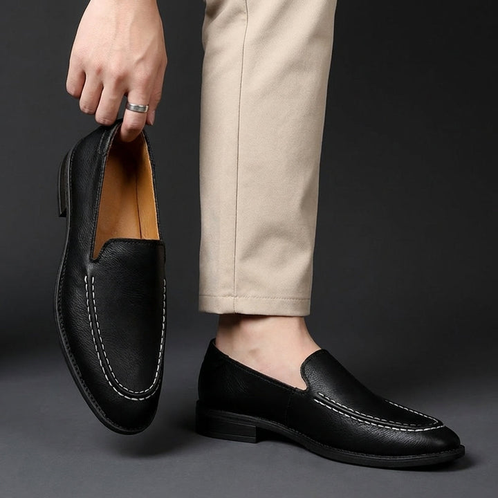 Igapäevased nahast loafers