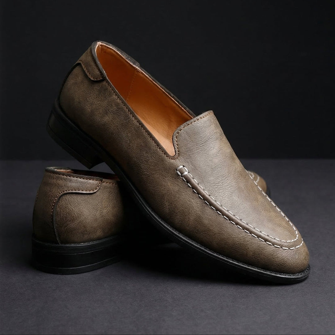 Igapäevased nahast loafers