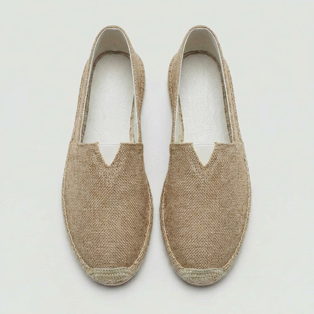 Elegantne linnen espadrill