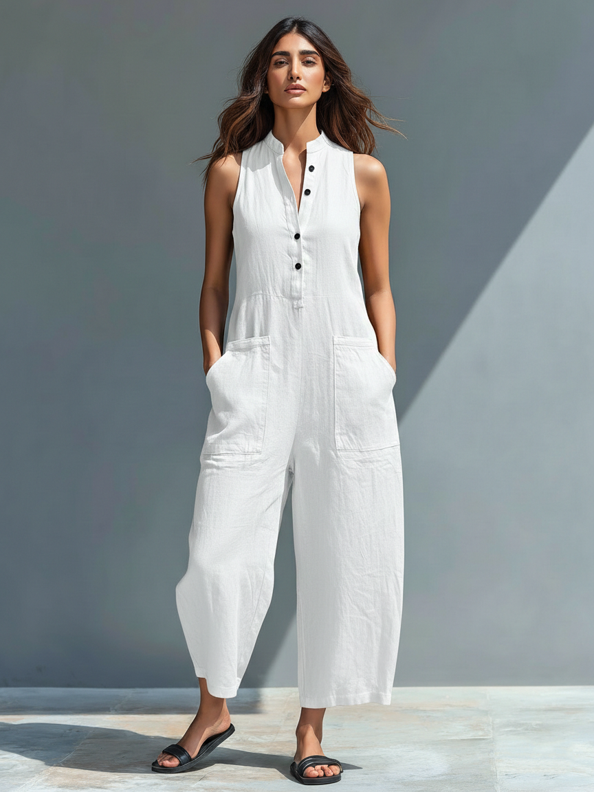 Rina™ | Mono Bohemio de Lino
