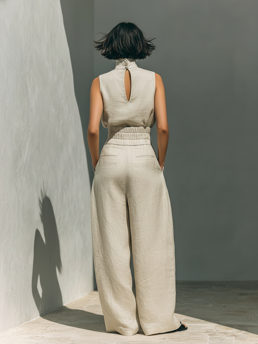 María | Elegantne lina komplekt