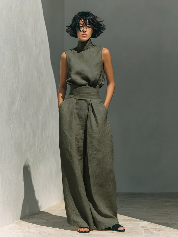 María | Elegantne lina komplekt