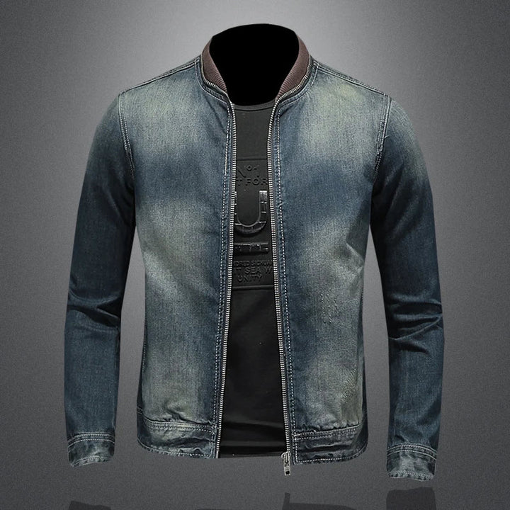 Elegantne denim jakk lukuga
