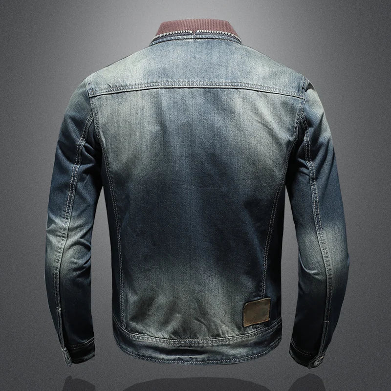 Elegantne denim jakk lukuga