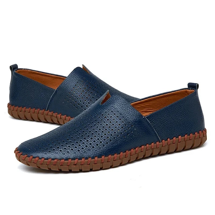 Hingavad nahast loafers