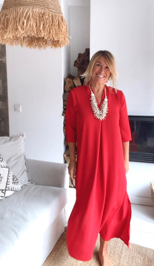 Punane Laura Kleid