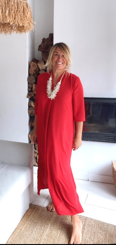 Punane Laura Kleid