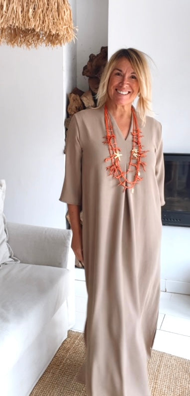 Taupe Laura Dress