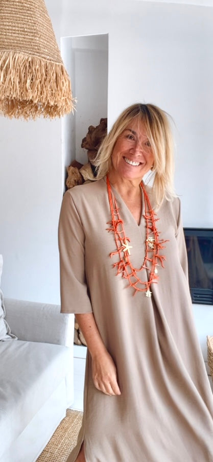 Taupe Laura Dress