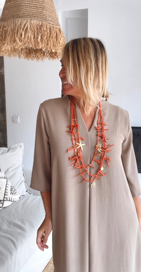 Taupe Laura Dress