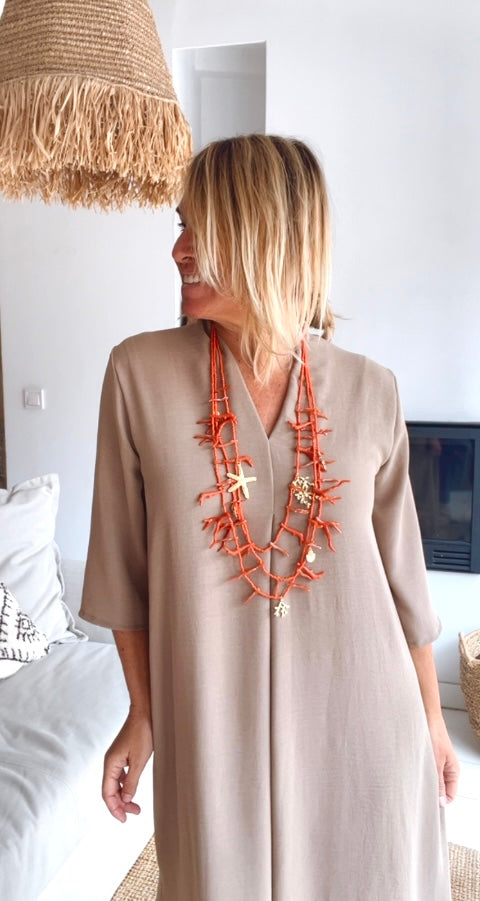 Taupe Laura Dress