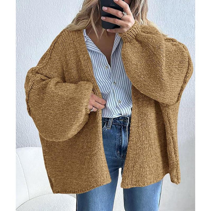 Lilia | Naisten Oversize Mugav ja Elegantne Kardigan Igaühe Oksjoniks