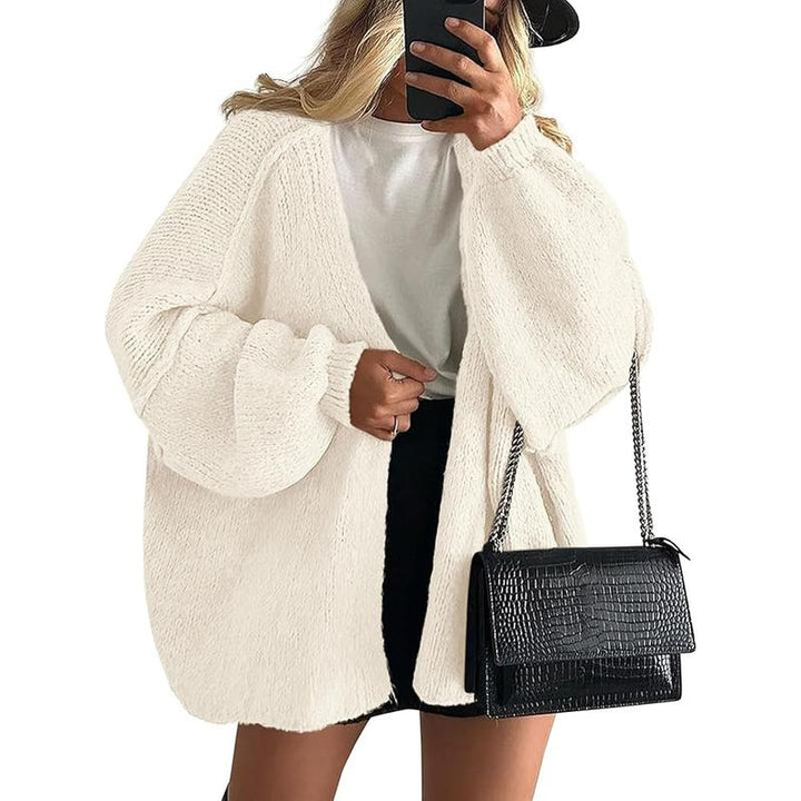 Lilia | Naisten Oversize Mugav ja Elegantne Kardigan Igaühe Oksjoniks