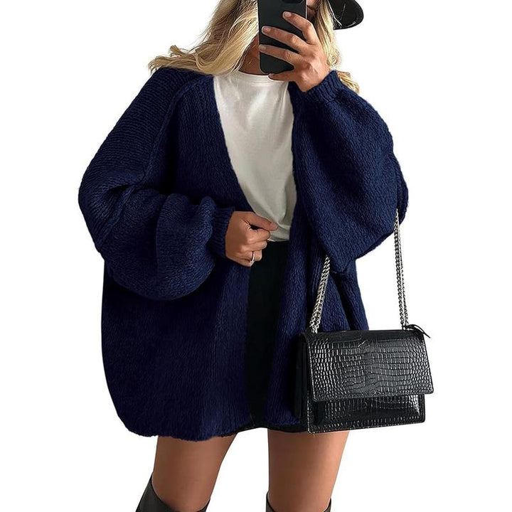 Lilia | Naisten Oversize Mugav ja Elegantne Kardigan Igaühe Oksjoniks