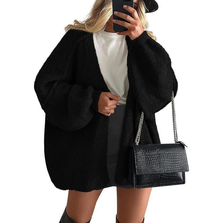 Lilia | Naisten Oversize Mugav ja Elegantne Kardigan Igaühe Oksjoniks