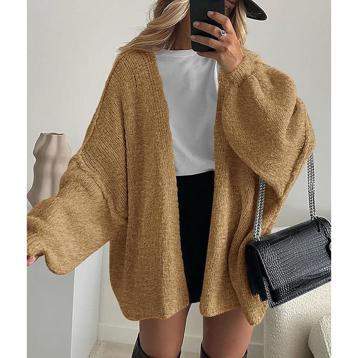 Lilia | Naisten Oversize Mugav ja Elegantne Kardigan Igaühe Oksjoniks