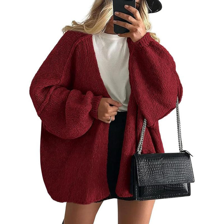 Lilia | Naisten Oversize Mugav ja Elegantne Kardigan Igaühe Oksjoniks