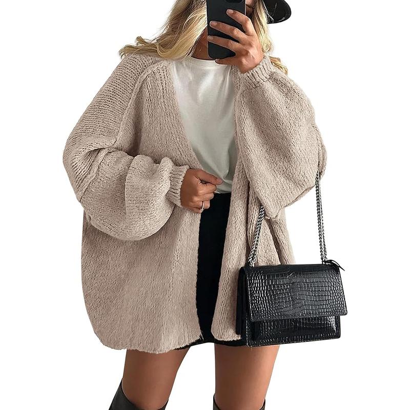Lilia | Naisten Oversize Mugav ja Elegantne Kardigan Igaühe Oksjoniks
