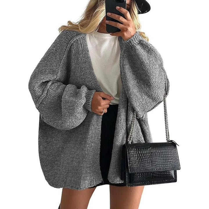 Lilia | Naisten Oversize Mugav ja Elegantne Kardigan Igaühe Oksjoniks
