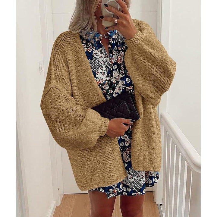 Lilia | Naisten Oversize Mugav ja Elegantne Kardigan Igaühe Oksjoniks