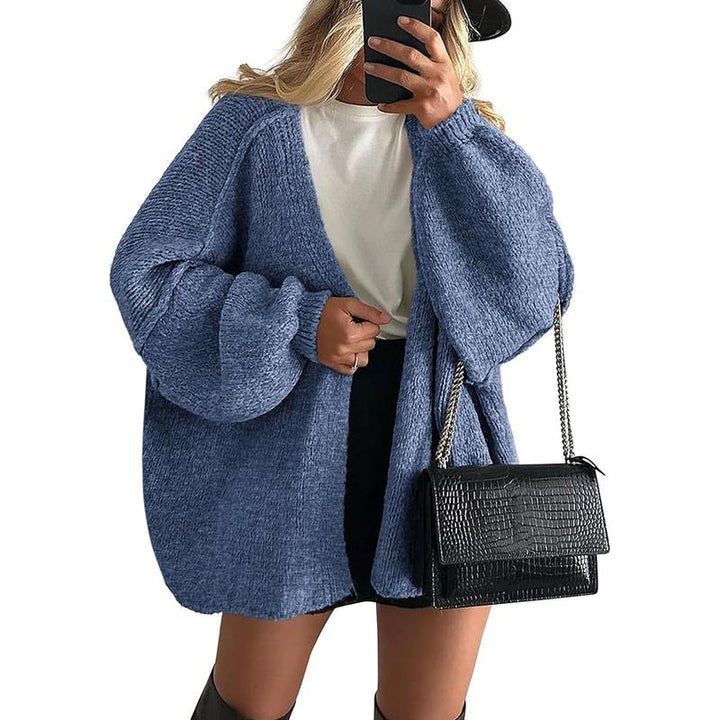 Lilia | Naisten Oversize Mugav ja Elegantne Kardigan Igaühe Oksjoniks