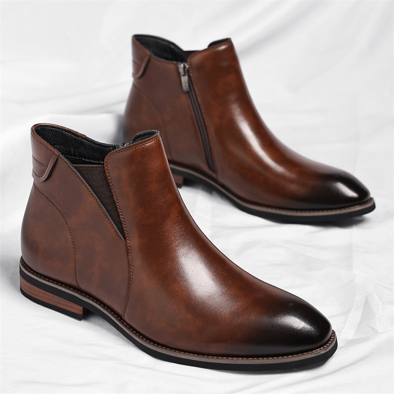 Elegantne nahast Chelsea saapad