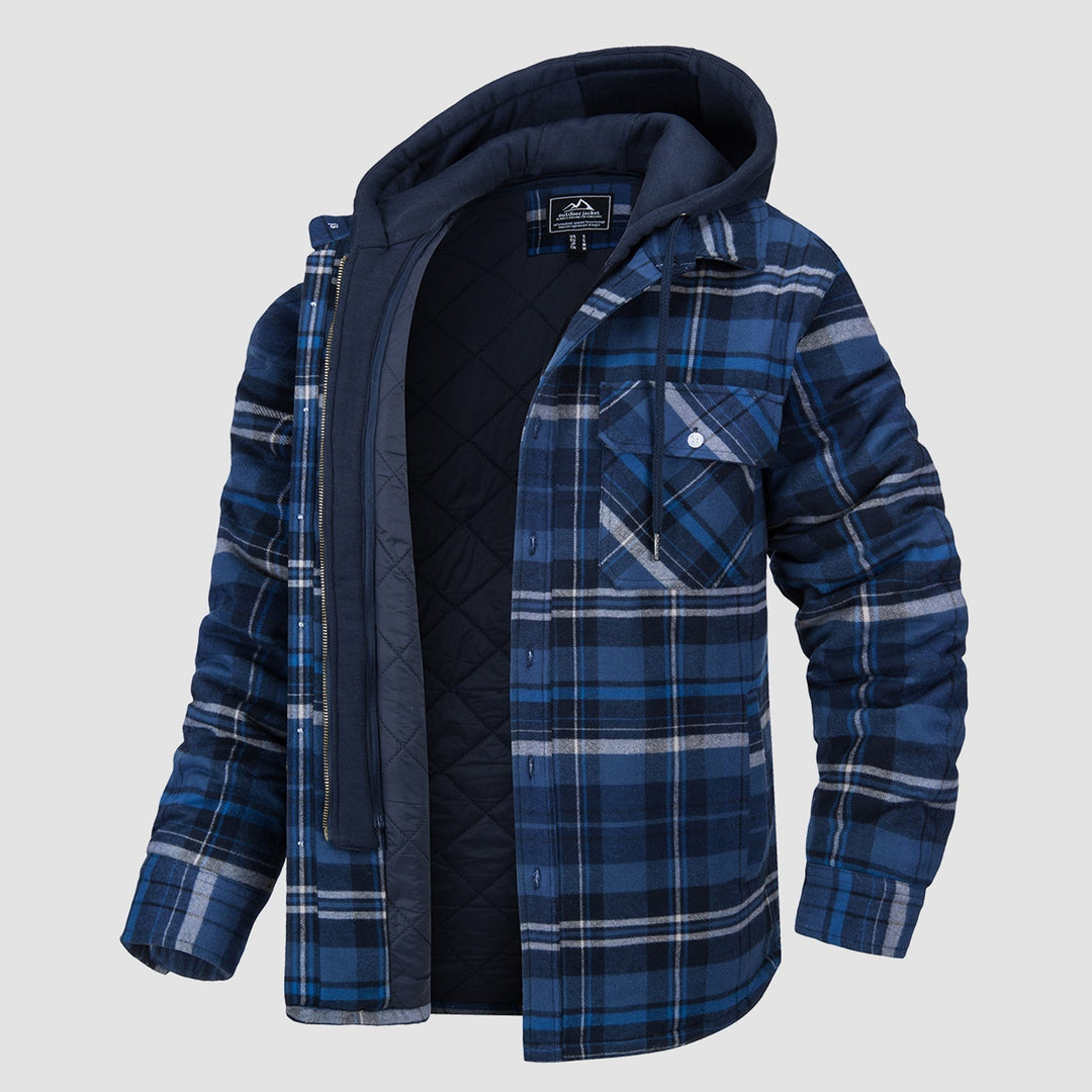 HARRY JACKET | FLANELL KAASTATAVA KAPUUTIGA