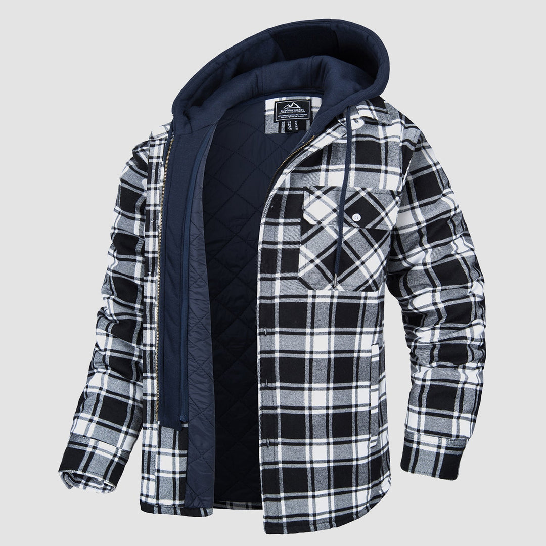 HARRY JACKET | FLANELL KAASTATAVA KAPUUTIGA
