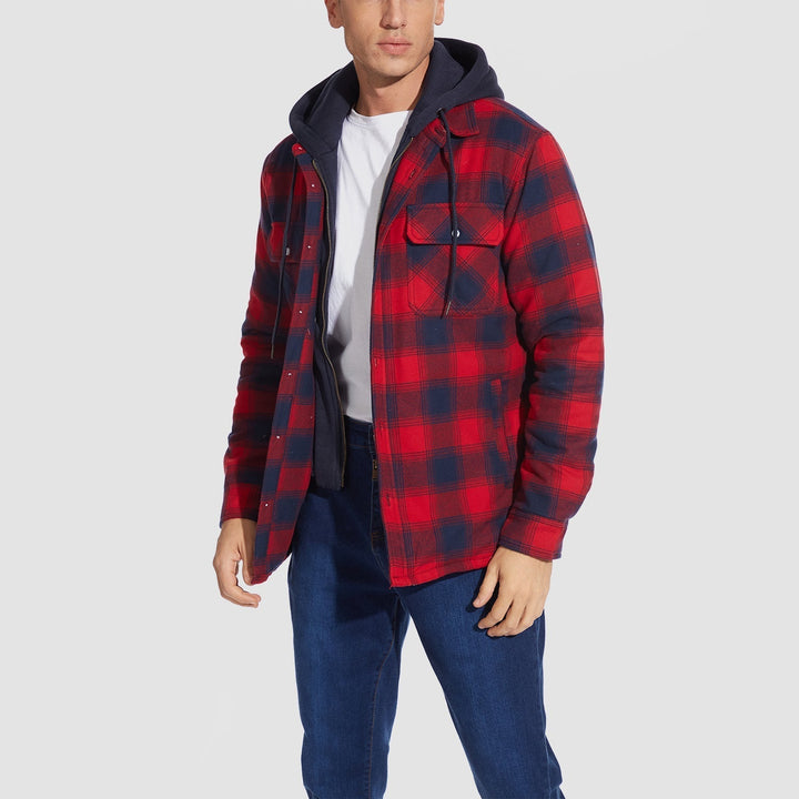 HARRY JACKET | FLANELL KAASTATAVA KAPUUTIGA