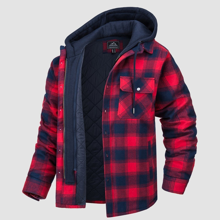 HARRY JACKET | FLANELL KAASTATAVA KAPUUTIGA