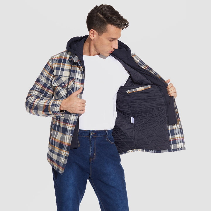 HARRY JACKET | FLANELL KAASTATAVA KAPUUTIGA