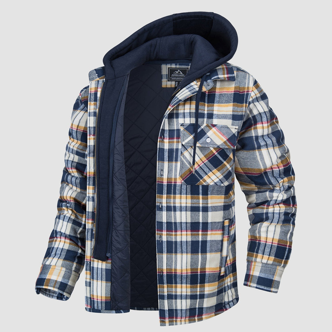 HARRY JACKET | FLANELL KAASTATAVA KAPUUTIGA