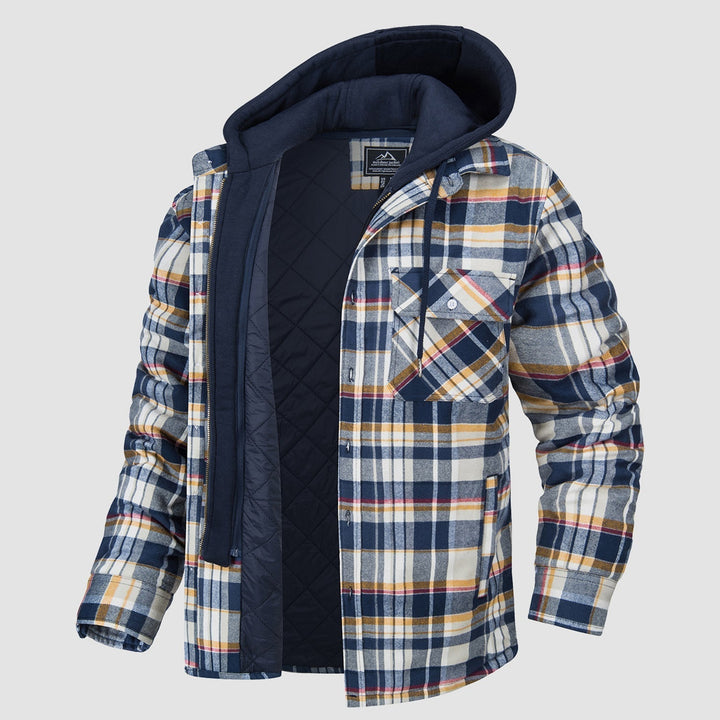HARRY JACKET | FLANELL KAASTATAVA KAPUUTIGA