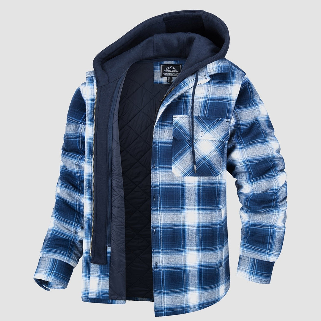 HARRY JACKET | FLANELL KAASTATAVA KAPUUTIGA