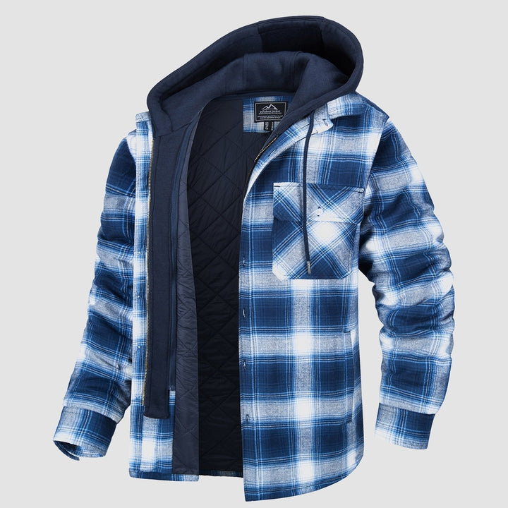 HARRY JACKET | FLANELL KAASTATAVA KAPUUTIGA