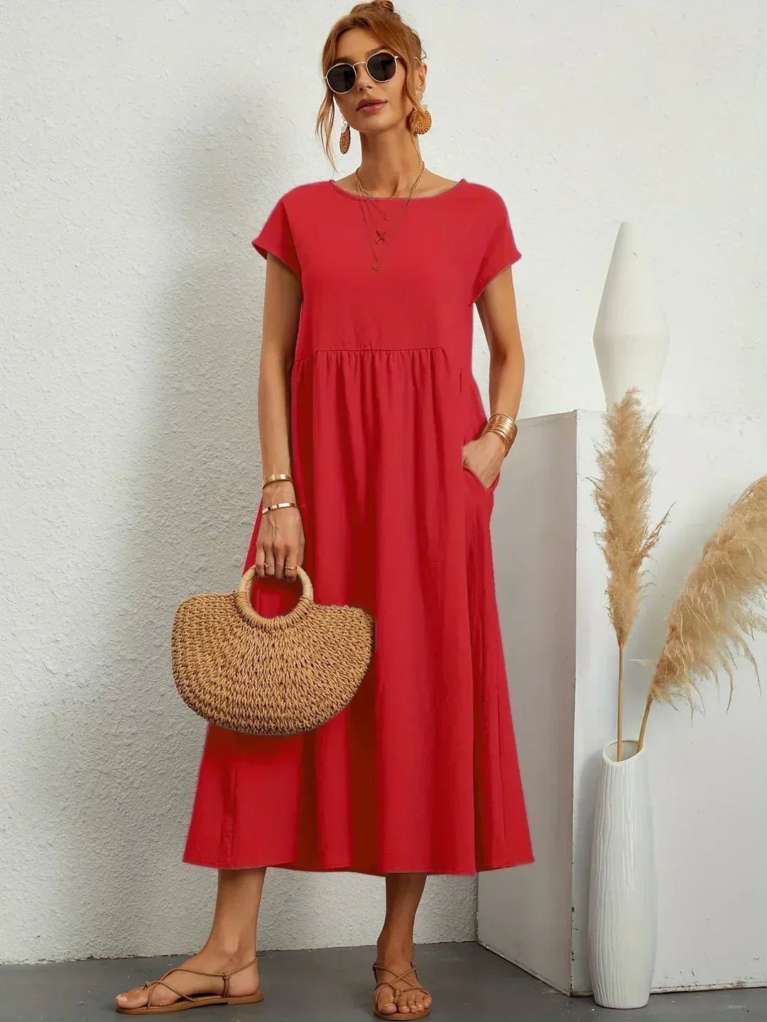 Gabriela™ | Elegantne ja mugav midi kleit